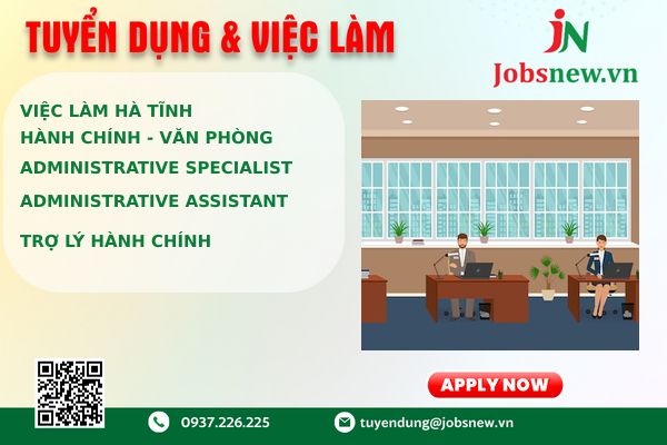 hành chính - văn phòng tại Hà Tĩnh