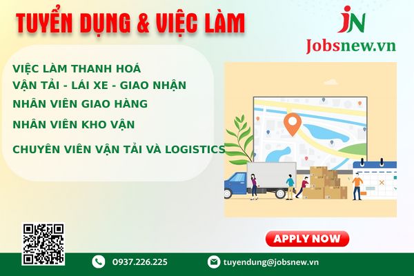 vận tải - lái xe - giao nhận tại Thanh Hoá